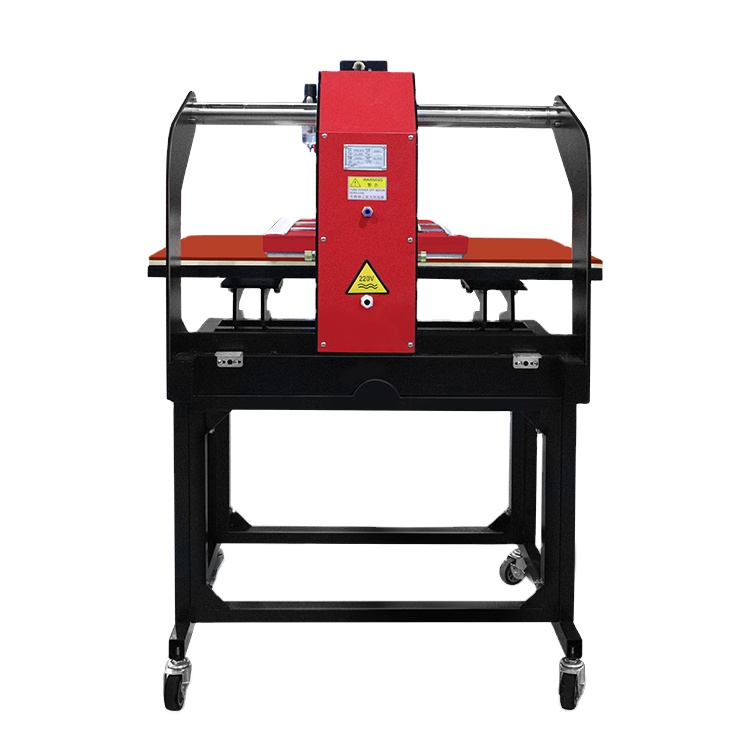 Commercial Shirt Printing Machine - 지능형 이중 작업 스테이션 공압식 열
