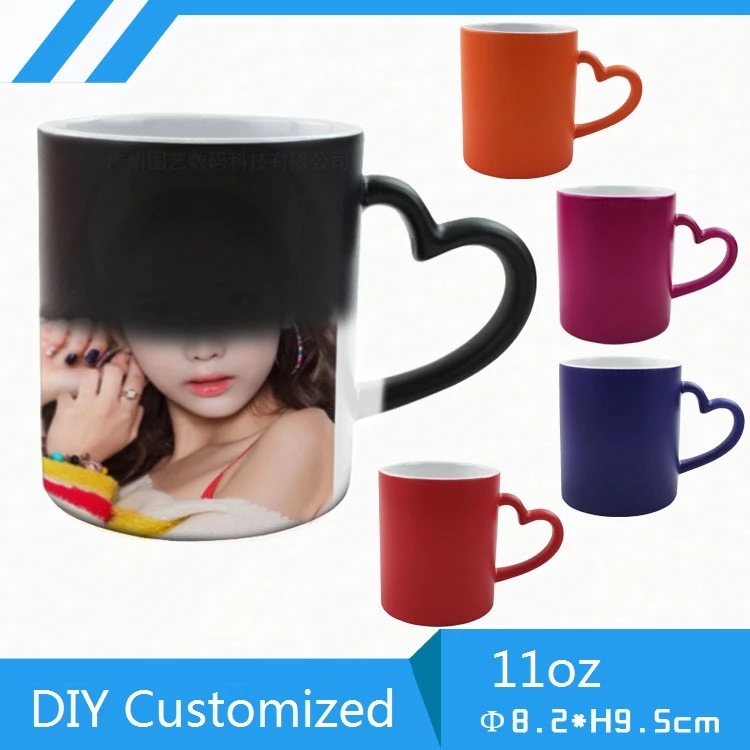 Sublimation Mug Blank - DIY 맞춤형 매직 머그컵 350ML 온수