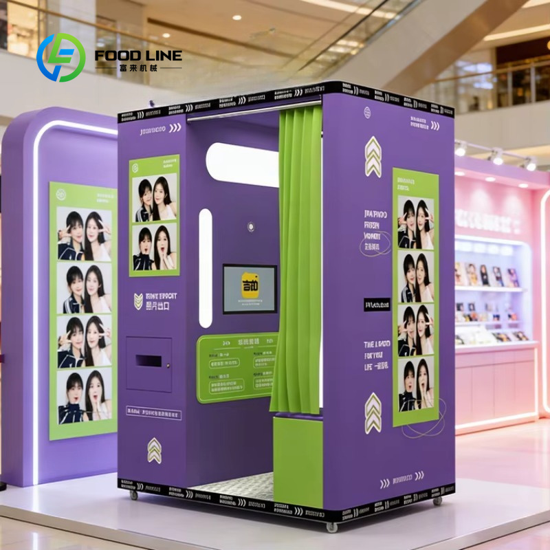 Global Commercial Printing - 맞춤형 스포츠 스타일 사진 부스, 보라색