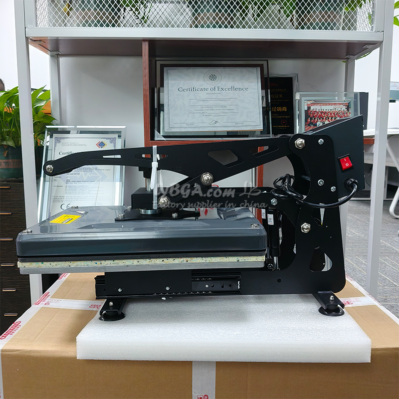 Commercial Shirt Printing Machine - 380x380mm 핫 스탬핑 기계 반자동 열전사