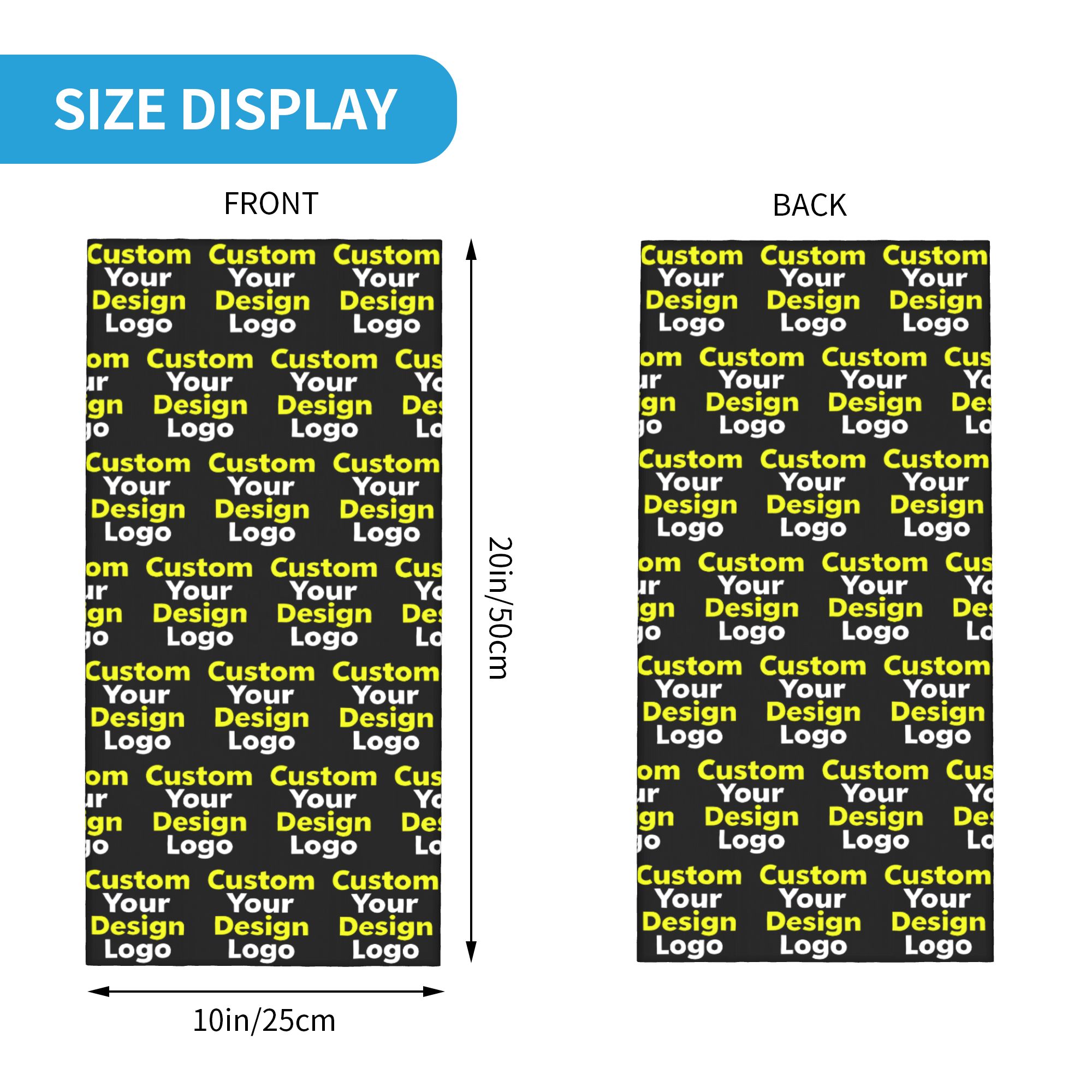 맞춤 디자인 로고 반다나 넥 게이터, 하이킹, 사이클링 - Company Profile Printing 리뷰 및 가격