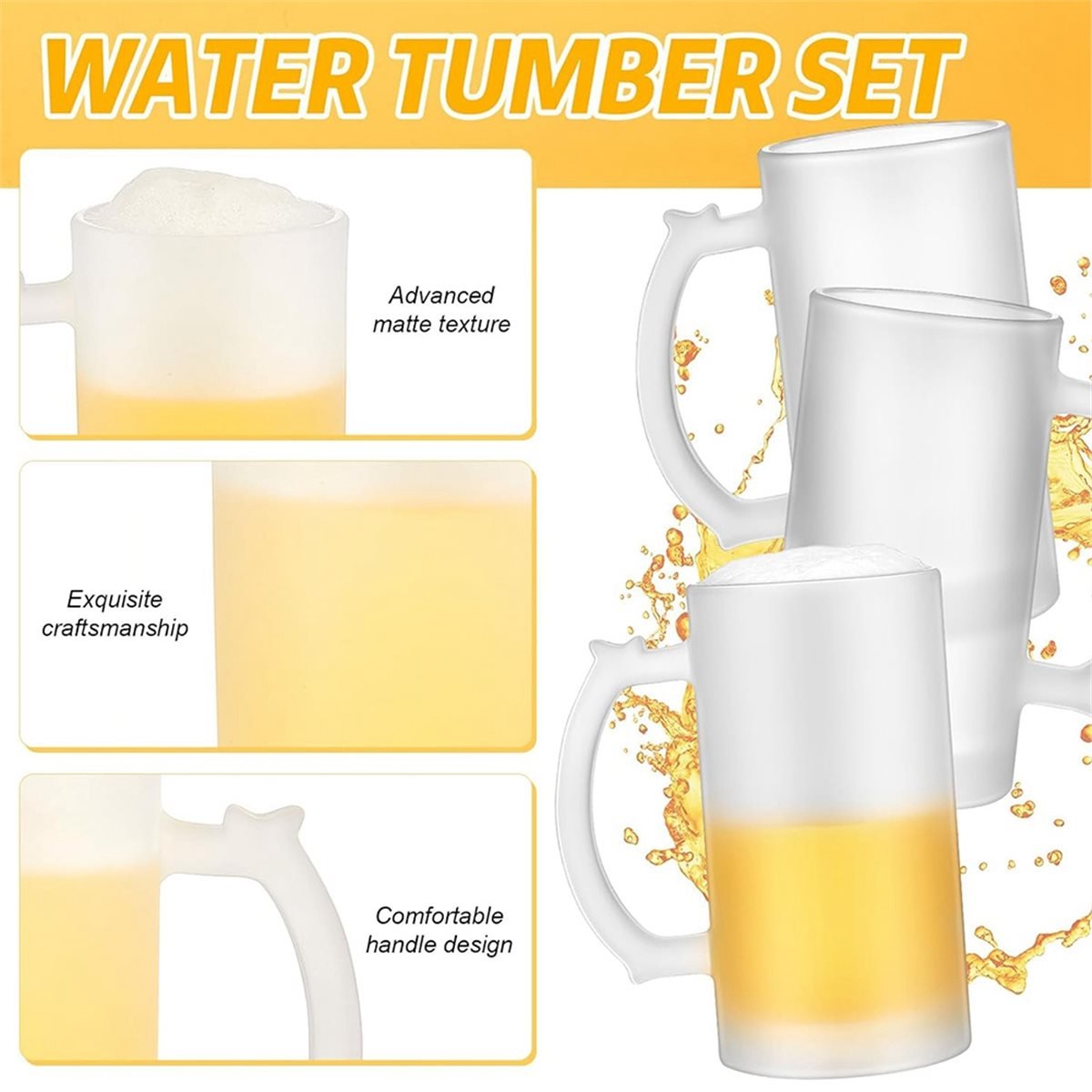 2개 세트 승화 인쇄용 빈 맥주잔, 선물용 맞춤형 컵, - Sublimation Mug Blank 리뷰 및 가격