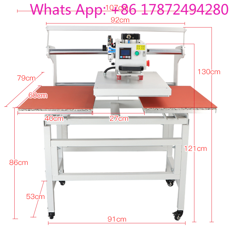 듀얼 전기 슬라이드 열 프레스 기계, 티셔츠 의류 열전 - Commercial Shirt Printing Machine 리뷰 및 가격