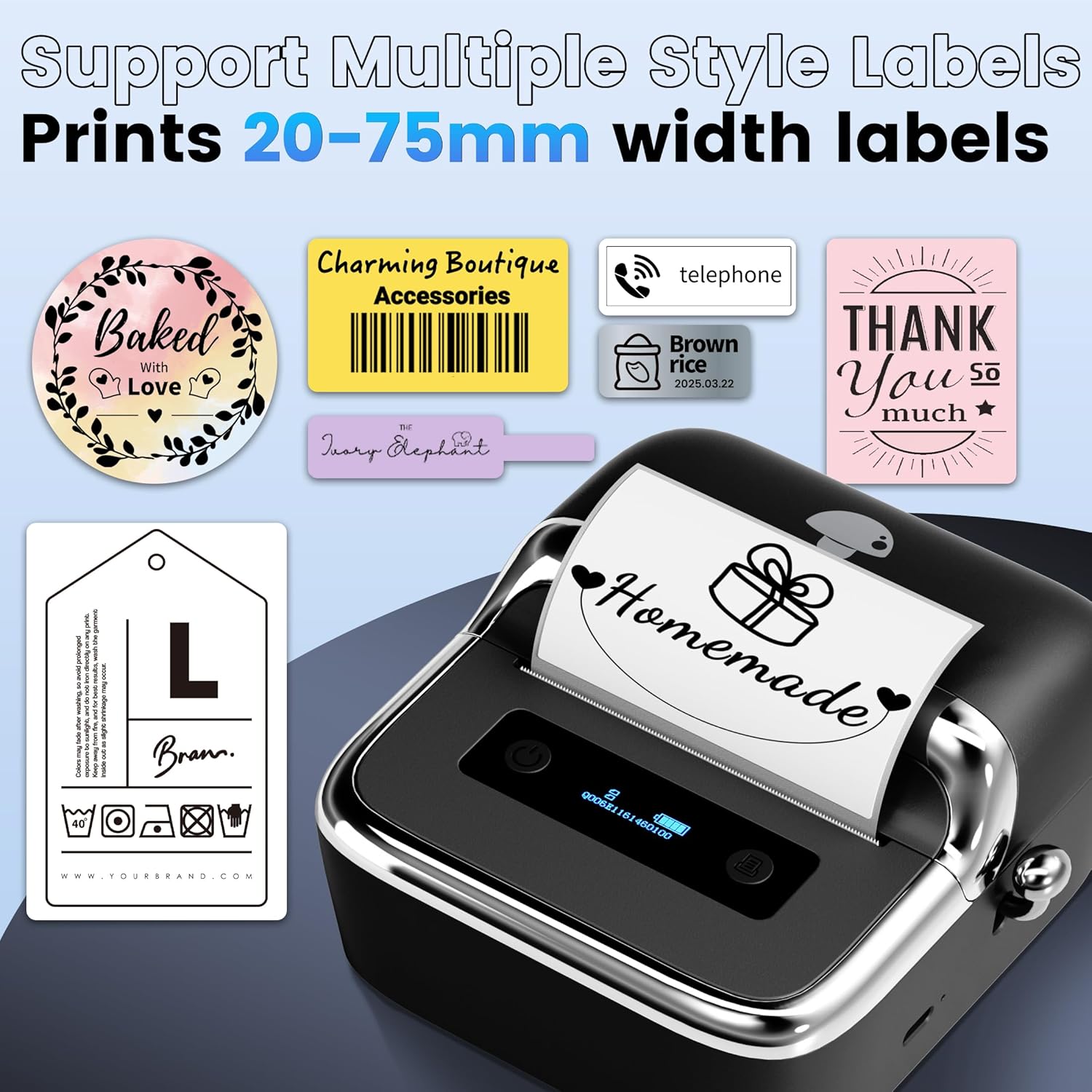 포모모 M250 라벨 메이커 75mm 감열 라벨 프린터 - Commercial Shirt Printing Machine 리뷰 및 가격