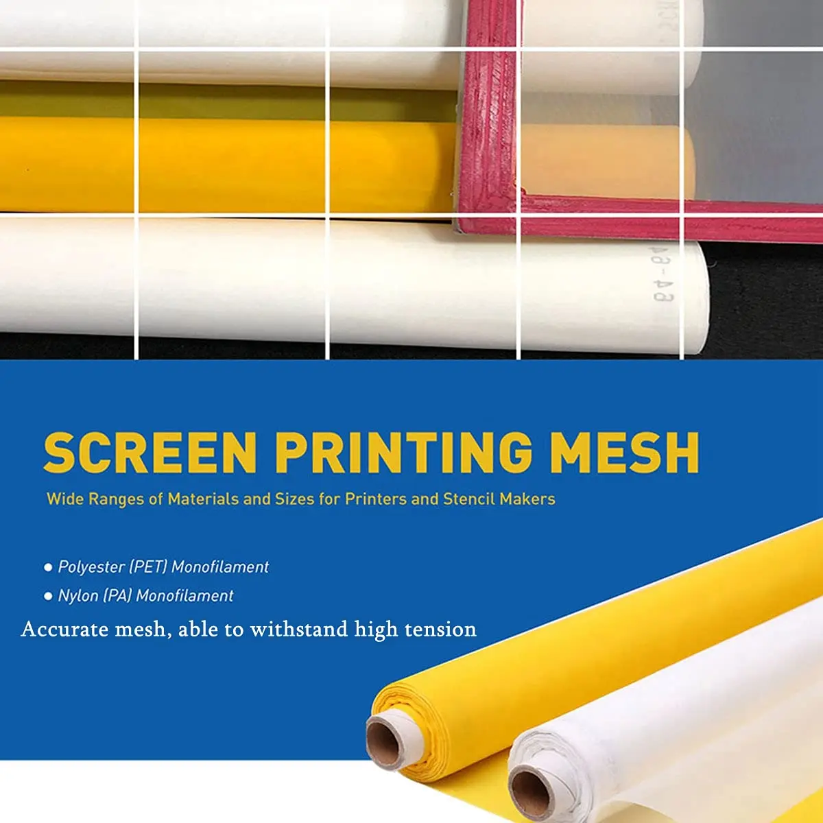 3 미터 127cm 스크린 인쇄 메쉬 화이트 실크 스크 - Commercial Printing Supplies 리뷰 및 가격